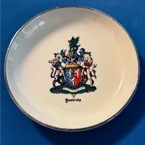 Vintage Myott Fine Firestone Pembroke Crest Bermuda Decorative/Trinket Dish